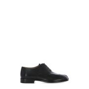 Zwarte platte veterschoenen Tabi teen Maison Margiela , Black , Heren