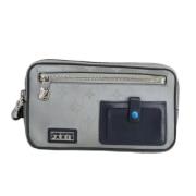 Pre-owned Canvas clutches Louis Vuitton Vintage , Gray , Dames