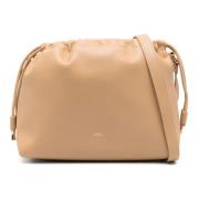 Beige Trekkoord Schoudertas A.p.c. , Beige , Dames