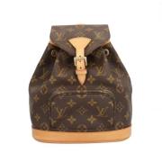 Pre-owned Canvas backpacks Louis Vuitton Vintage , Brown , Dames