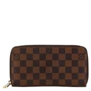 Pre-owned Canvas wallets Louis Vuitton Vintage , Brown , Dames