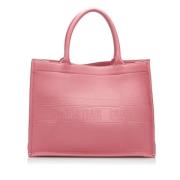 Pre-owned Leather totes Dior Vintage , Pink , Dames