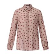 Lip Print Blouse Luisa Cerano , Pink , Dames