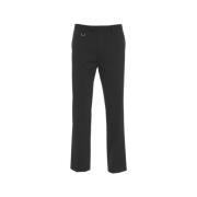 Zwarte Jersey Chino Broek Paolo Pecora , Black , Heren