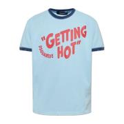 T-shirt met logo Dsquared2 , Blue , Heren