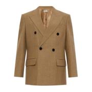 Double-breasted blazer Burberry , Brown , Heren