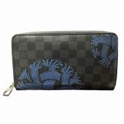 Pre-owned Canvas wallets Louis Vuitton Vintage , Black , Unisex