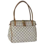 Pre-owned Canvas louis-vuitton-bags Louis Vuitton Vintage , White , Da...