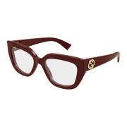 Stijlvolle Gg1847O Bril Gucci , Brown , Unisex