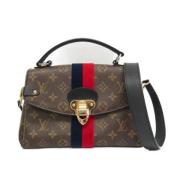 Pre-owned Canvas louis-vuitton-bags Louis Vuitton Vintage , Brown , Da...