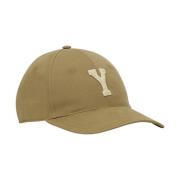 Y Patch Katoenen Pet Saint Laurent , Beige , Heren