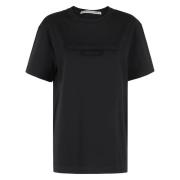 Logo Print T-shirt voor Mannen Alexander Wang , Black , Dames