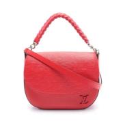 Pre-owned Leather crossbody-bags Louis Vuitton Vintage , Red , Dames