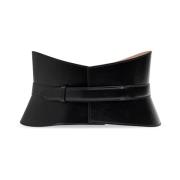 Leren riem Alaïa , Black , Dames