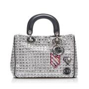 Pre-owned Fabric dior-bags Dior Vintage , Gray , Dames