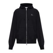 Sweatshirt met logo Burberry , Black , Heren