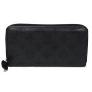 Pre-owned Leather wallets Louis Vuitton Vintage , Black , Dames