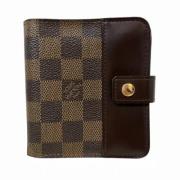 Pre-owned Canvas wallets Louis Vuitton Vintage , Brown , Dames