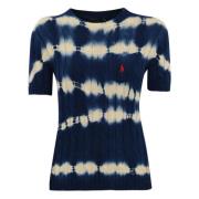 Rode Gebreide Trui Tye-dye Patroon Polo Ralph Lauren , Multicolor , Da...