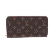 Pre-owned Canvas wallets Louis Vuitton Vintage , Brown , Dames