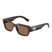 Designer zonnebril Dg4483 in bruin Dolce & Gabbana , Brown , Heren