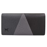 Pre-owned Leather wallets Louis Vuitton Vintage , Gray , Heren