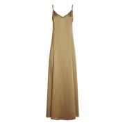 Elegante Jurken Collectie Forte Forte , Beige , Dames