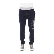 Sportieve Sweatpants met Tijdloze Elegantie Baldinini , Blue , Heren