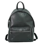 Pre-owned Leather backpacks Dior Vintage , Black , Heren