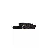 Zwarte wollen riem voor vrouwen Byblos , Black , Dames