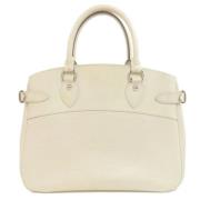 Pre-owned Leather louis-vuitton-bags Louis Vuitton Vintage , White , D...