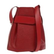 Pre-owned Leather louis-vuitton-bags Louis Vuitton Vintage , Red , Dam...