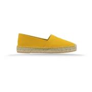 Canvas Slip-On Espadrilles Prada , Yellow , Dames