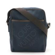 Pre-owned Canvas crossbody-bags Louis Vuitton Vintage , Blue , Dames