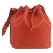 Pre-owned Leather louis-vuitton-bags Louis Vuitton Vintage , Orange , ...