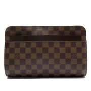 Pre-owned Canvas pouches Louis Vuitton Vintage , Brown , Heren