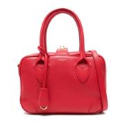 Chique leren tas met gouden gesp Golden Goose , Red , Dames