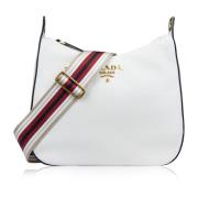 Schoudertas voor Dames met Rits Prada , White , Dames