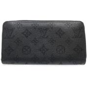 Pre-owned Leather wallets Louis Vuitton Vintage , Black , Dames