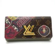 Pre-owned Cotton wallets Louis Vuitton Vintage , Brown , Dames