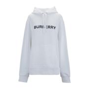 Hoodie met trekkoord Burberry , White , Dames