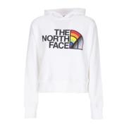 Regenboog Trots Hoodie Wit The North Face , White , Dames