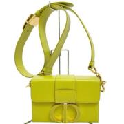 Pre-owned Leather dior-bags Dior Vintage , Green , Dames