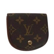 Pre-owned Canvas wallets Louis Vuitton Vintage , Brown , Dames