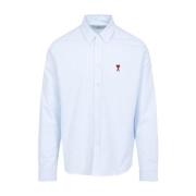 Hemelsblauwe Klassieke ADC Shirt Ami Paris , Blue , Heren