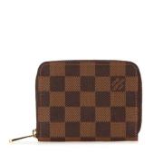 Pre-owned Canvas wallets Louis Vuitton Vintage , Brown , Dames