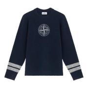 Casual katoenen T-shirt Stone Island , Blue , Unisex