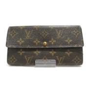 Pre-owned Canvas wallets Louis Vuitton Vintage , Brown , Dames