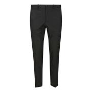 Slim Fit Zwarte Chino Broek RRD , Black , Heren