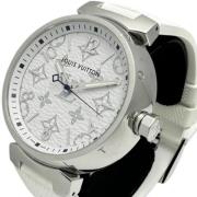 Pre-owned Stainless Steel watches Louis Vuitton Vintage , White , Here...